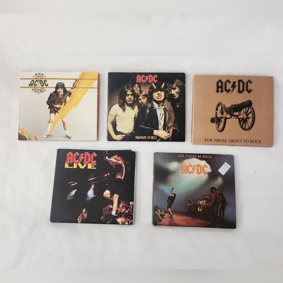AC/DC 5 CD Bundle Lot Epic Records Remastered Reissue Rock Music Special Edition - Picture 1 of 16